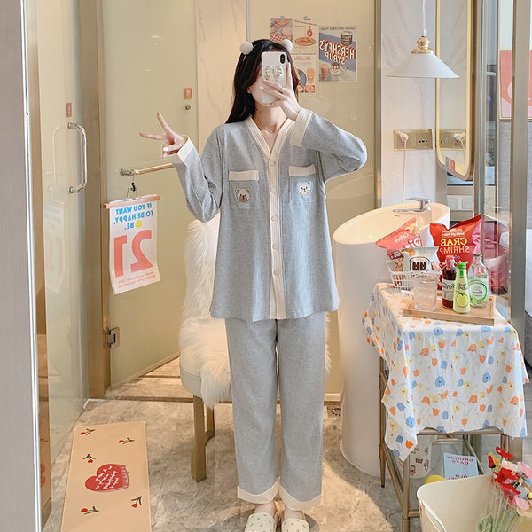 Jauna modeļa sieviešu grūtnieču pidžama - divi gab