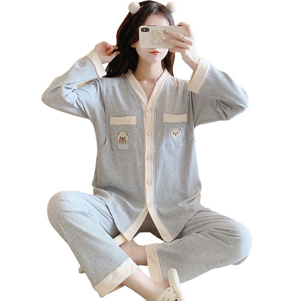 Jauna modeļa sieviešu grūtnieču pidžama - divi gab