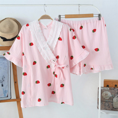 Jauna modeļa sieviešu divdaļīga pidžama