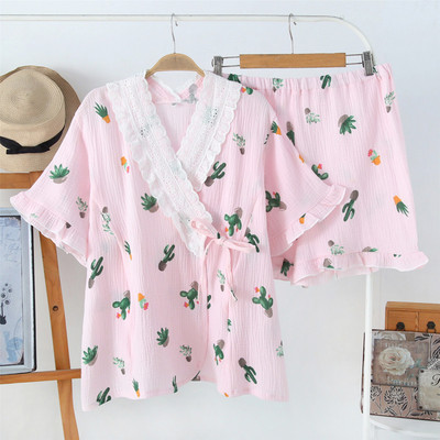 Jauna modeļa sieviešu divdaļīga pidžama