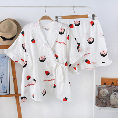 Jauna modeļa sieviešu divdaļīga pidžama