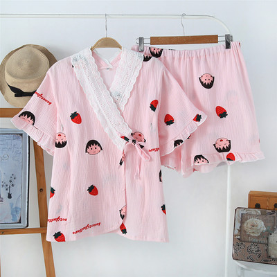 Jauna modeļa sieviešu divdaļīga pidžama