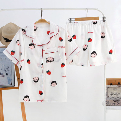 Jauna modeļa sieviešu divdaļīga pidžama