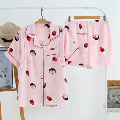 Jauna modeļa sieviešu divdaļīga pidžama