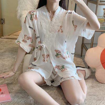 Jauna modeļa sieviešu divdaļīga pidžama