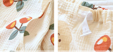 Sieviešu kokvilnas grūtnieču pogas pidžama