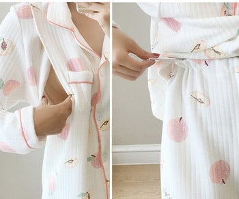 Дамска пижама от две части с щампа