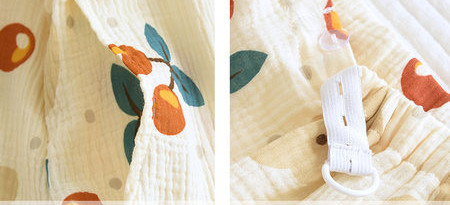 Vasaras kokvilnas grūtnieču pidžama ar pogām