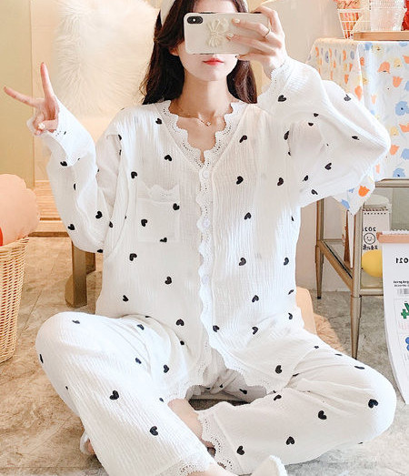 Dvodijelna proljetna trudnička pidžama