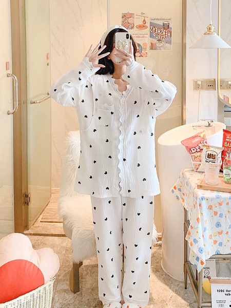 Dvodijelna proljetna trudnička pidžama