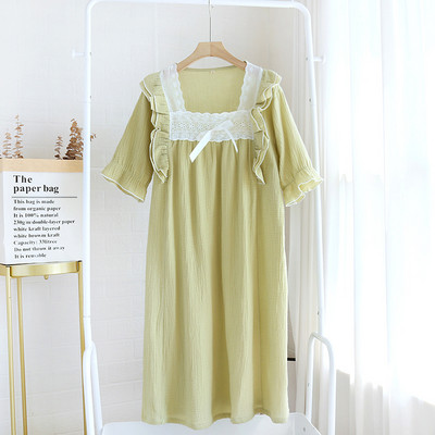 Jauna modeļa sieviešu naktskrekls ar pogām grūtniecēm