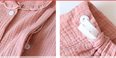 Pamučna proljetno-jesenska pidžama s kovrčama za trudnice