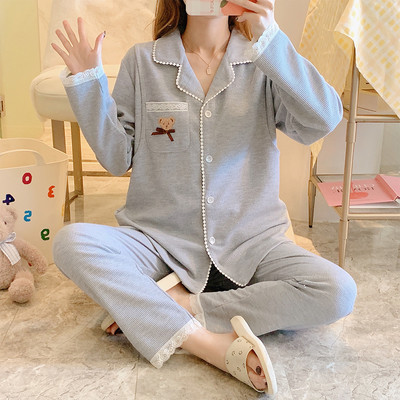 Δαντελένιο σετ πιτζάμες εγκυμοσύνης