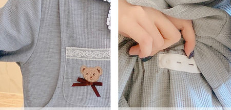 Δαντελένιο σετ πιτζάμες εγκυμοσύνης