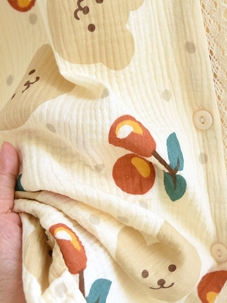 Дамска пижама с копчета за бременни