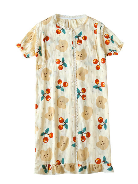 Дамска пижама с копчета за бременни