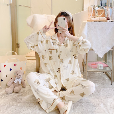 Sieviešu lāču pidžama - divi gabali