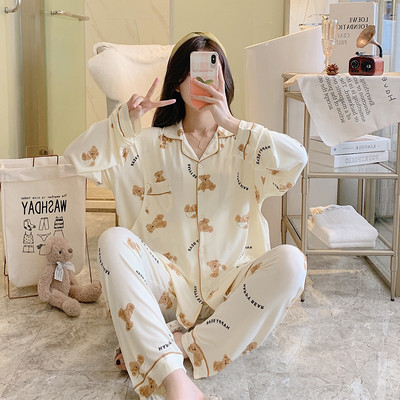 Sieviešu lāču pidžama - divi gabali