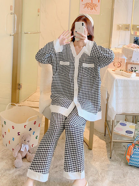 Grūtnieču pidžama ar kabatām - divas gab