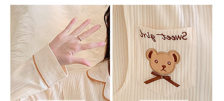 Sieviešu pidžama grūtniecēm ar garām piedurknēm