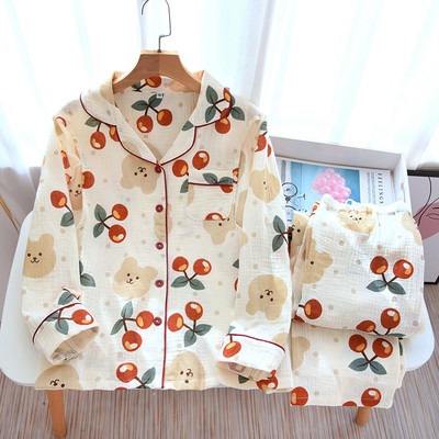 Sieviešu ikdienas divdaļīga pidžama ar apdruku