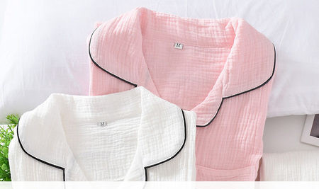 Ženska ljetna pidžama s vezom za trudnice