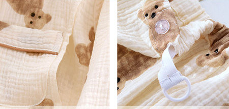 Vasaras kokvilnas pidžama ar pogām