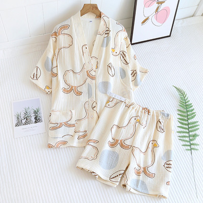 Καλοκαιρινές πιτζάμες εγκυμοσύνης με κουμπιά