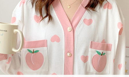 Πυτζάμες εγκυμοσύνης  με κουμπιά και τσέπες