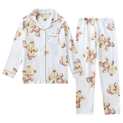 Ženski pidžama set sa šarenim printom za trudnice