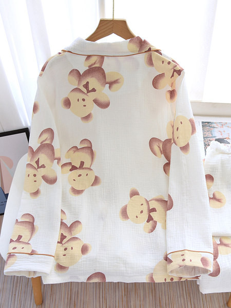 Ženski pidžama set sa šarenim printom za trudnice