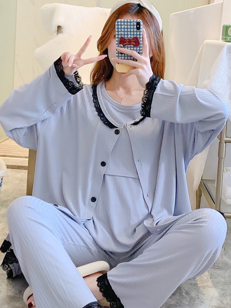 Dviejų dalių nemokama pižama nėščiosioms