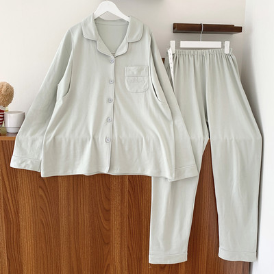 Πυτζάμες εγκυμοσύνης με κουμπιά και τσέπη