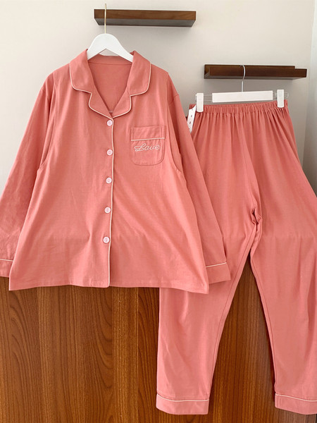 Πυτζάμες εγκυμοσύνης με κουμπιά και τσέπη