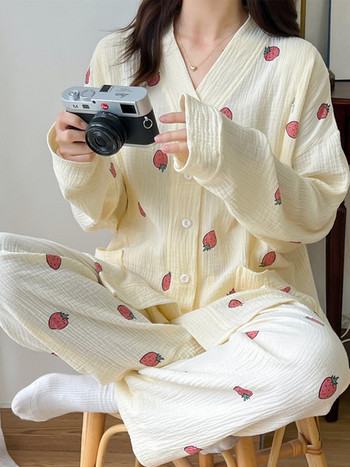 Καλοκαιρινές χαλαρές πιτζάμες εγκυμοσύνης με οβάλ λαιμόκοψη
