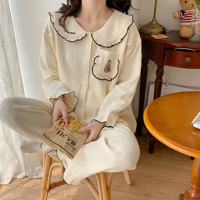 Καλοκαιρινές χαλαρές πιτζάμες εγκυμοσύνης με οβάλ λαιμόκοψη