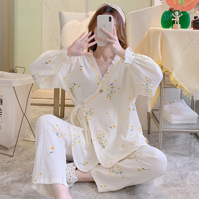 Ženska dvodijelna trudnička pidžama