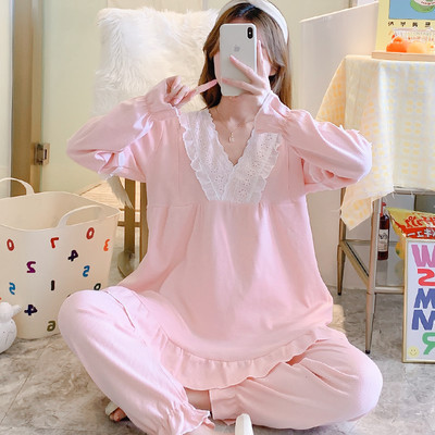 Novi model ženske trudničke pidžame na gumbe