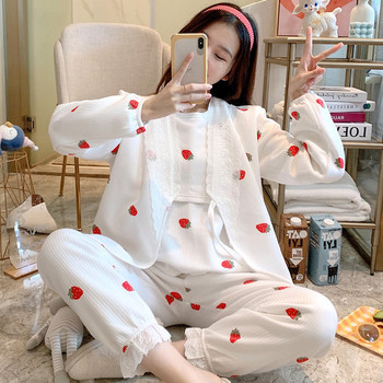 Γυναικείες χειμωνιάτικες πιτζάμες σε τρία μέρη