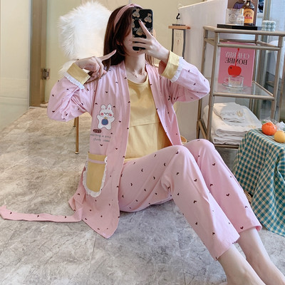 Νέο μοντέλο γυναικείο σετ ύπνου σε τρία μέρη