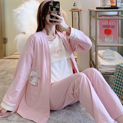 Νέο μοντέλο γυναικείο σετ ύπνου σε τρία μέρη