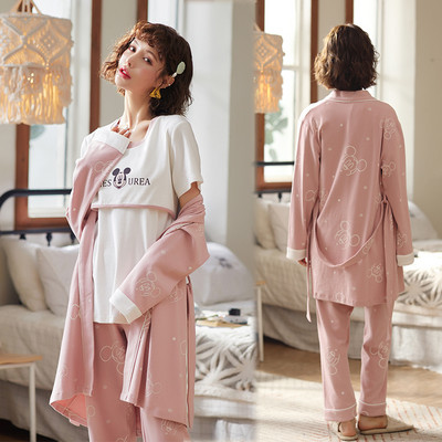 Νέο μοντέλο γυναικείο σετ ύπνου σε τρία μέρη