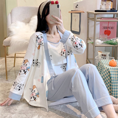 Νέο μοντέλο γυναικείο σετ ύπνου σε τρία μέρη