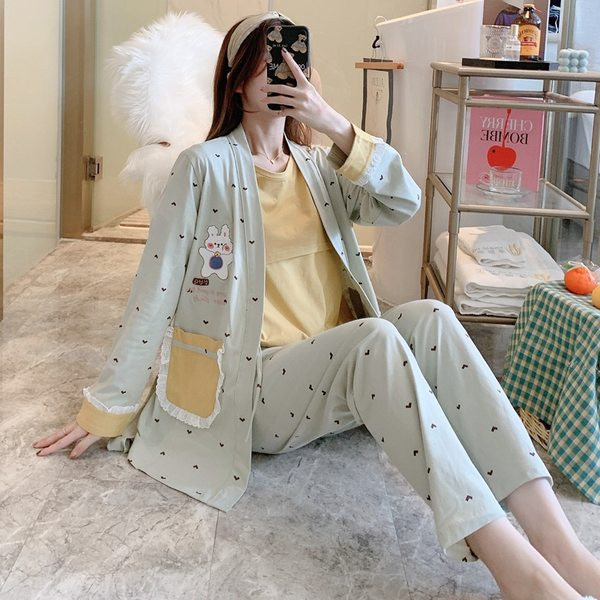 Νέο μοντέλο γυναικείο σετ ύπνου σε τρία μέρη 