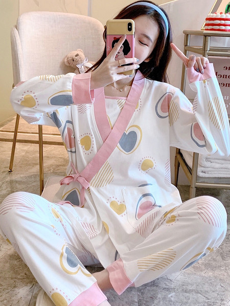 Ženski trodijelni set za spavanje za trudnice