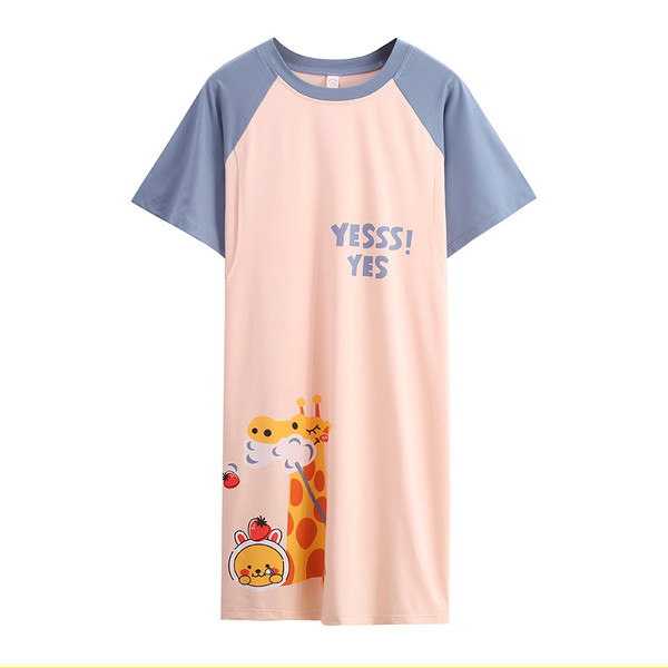 Ženski pidžama set sa šarenim printom za trudnice