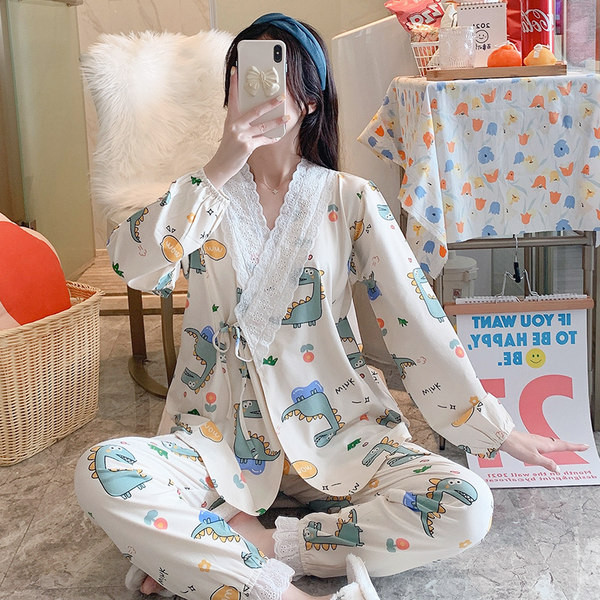 Ženska dvodijelna trudnička pidžama