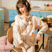 Ženska trudnička pidžama sa šarenim printom