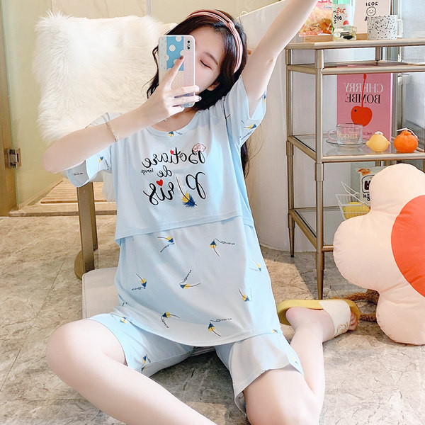 Καλοκαιρινές πιτζάμες για έγκυες γυναίκες - διαφορετικά μοντέλα