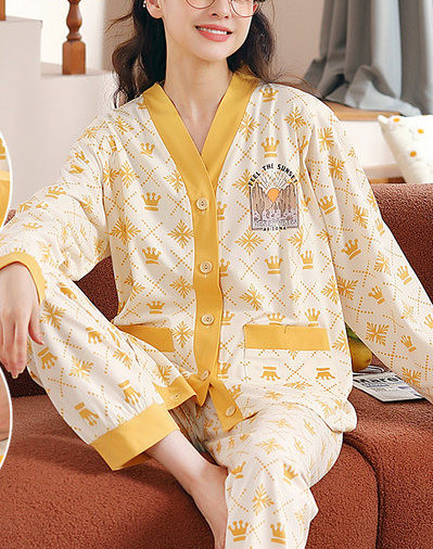 Ženska dvodijelna trudnička pidžama